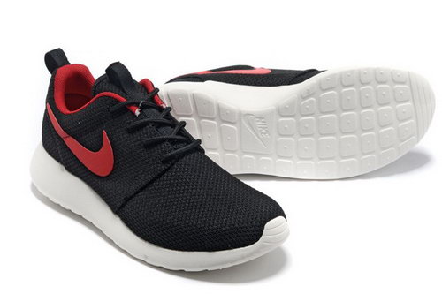 Nike Roshe Run Mens Shoes Breathable Black Red Coupon Code